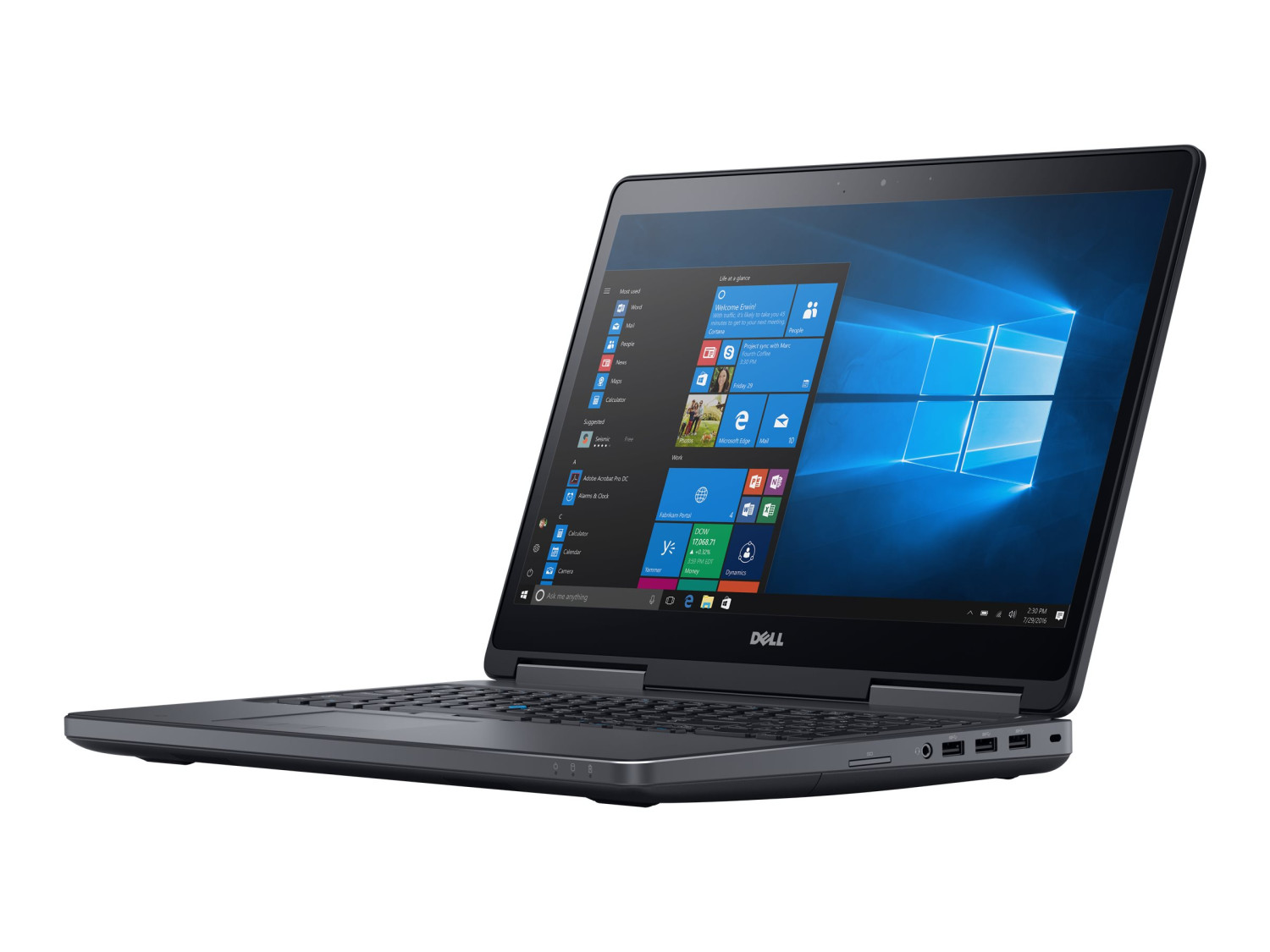 Dell Precision 7520 - Intel Core i5-7440HQ, 16GB Ram, 512 SSD, 15.6″ Inch- 4G Nvidea