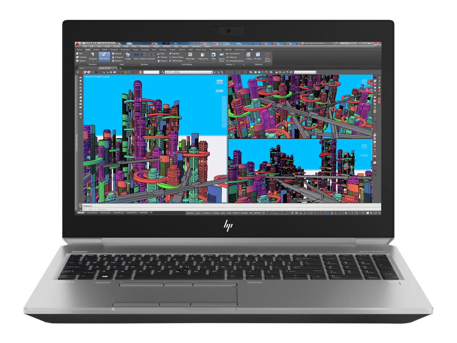 HP ZBook G5 Core i7-8850H, 32GB DDR4, 512GB SSD, 4GB P1000, 15.6” FHD